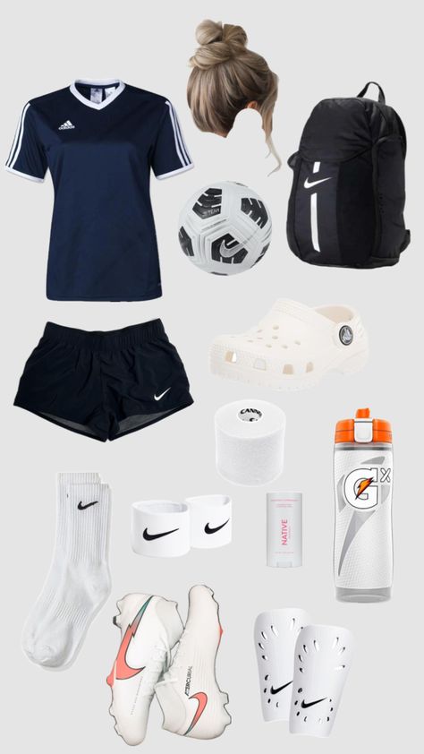 soccer outfit #outfit #outfitinspo #fyp Handball, What To Wear For Soccer Practice, Outfits For Soccer Practice, Soccer Outfit Ideas, Practice Outfits Sports, Girls Soccer Outfit, Cute Soccer Practice Outfits, Soccer Outfits Aesthetic, Girl Soccer Outfits