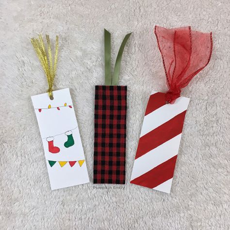 Bookmarks Diy Christmas, Bookmark Ideas Christmas, Christmas Bookmark Ideas, Diy Christmas Bookmarks, Christmas Bookmarks Diy, Christmas Book Marks, Bookmarks Christmas, Ornament Decorating, Bookmark Christmas