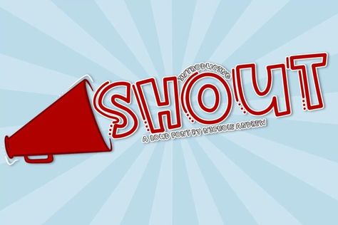 Download Shout font for iOS, Android, macOS, or Windows for free, or you can buy the full version with a commercial license here. Introducing Shout, a loud font. Shout is a handwritten display font, with shadowing lines to really make a loud appearance! Use Shout to emphasize a project or as a statement by itself! […] The post Shout Font appeared first on FreeFontDL. Feminine Typography, Bujo Fonts, Boy Fonts, Pretty Script Fonts, Casual Fonts, Friends Font, Vi Design, Favorite Fonts, Cricut Fonts