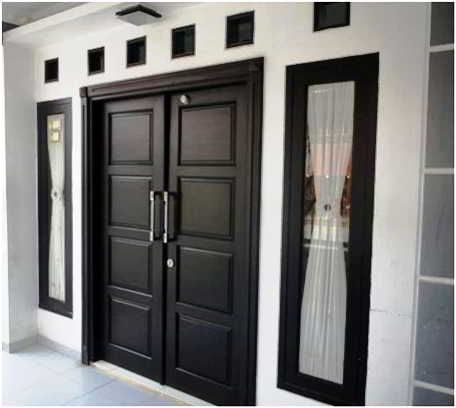 Exterior Door Designs, Metal Doors Design, Main Entrance Door Design, Front Door Entryway, Contemporary Front Doors, Double Doors Interior, Home Door Design, Modern Entrance, Wooden Main Door Design