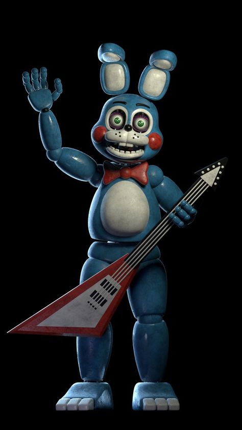 Fnaf Toy Bonnie, Shadow Bonnie, Sfm Fnaf, Bonnie Fnaf, Fnaf Photos, Fnaf 2, Video Game Collection, Toy Bonnie, 3d Poster