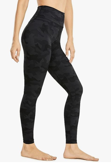 ⭐Feature & Fitting: Naked Feeling collection Design for yoga or training High Waist, 25 inches Seamless Waistband and Hidden Pocket ⭐Fabric: Buttery soft, so comfortable and lightweight Slick, cool to touch 4-Way stretch, gentle compression support 71% Polyamide, 29% Spandex High Waisted Black Leggings, Crz Yoga, Yoga Pants With Pockets, Camo Leggings, Waist Workout, Active Leggings, Squat Proof, Hot Yoga, Tops Fall