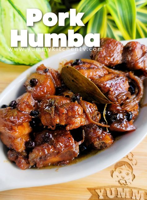 Humba Recipe Pork, Humba Recipe, Pork Steak Recipe, Pork Dinners, Philippines Recipes, Asian Dinner, Asian Pork, Filipino Foods, Food Trip