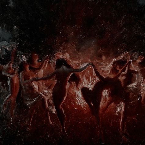 Women Dancing, Witch Aesthetic, Dark Feminine, Samhain, The Witch, Divine Feminine, Dark Art, Red And Black, Rosemary