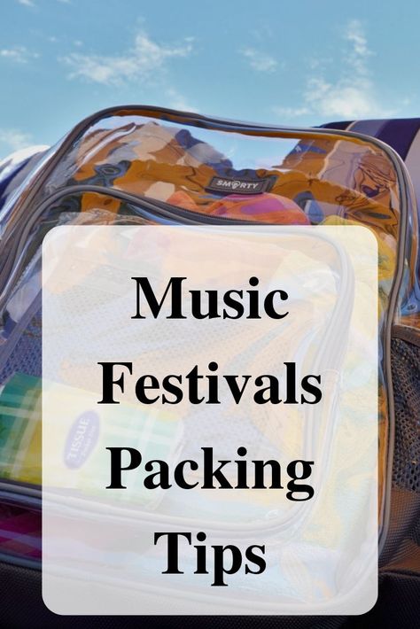 Music festivals are exciting and packing for one might be at the bottom of your list. We share a few tips of items to consider looking into before arriving. What To Pack For A Music Festival, Music Festival Packing List, Concert Packing List, Concert Bag Essentials, Festival Bag Essentials, Music Festival Tips, Festival Survival Kit, Festival Packing, Festival Packing List