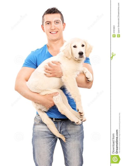 Holding Puppy Pose, Pose Template, Holding Puppy, Puppy Pose, Dog Stock Photo, Man Sitting, Gesture Drawing, Dog Pin, Pin Collection