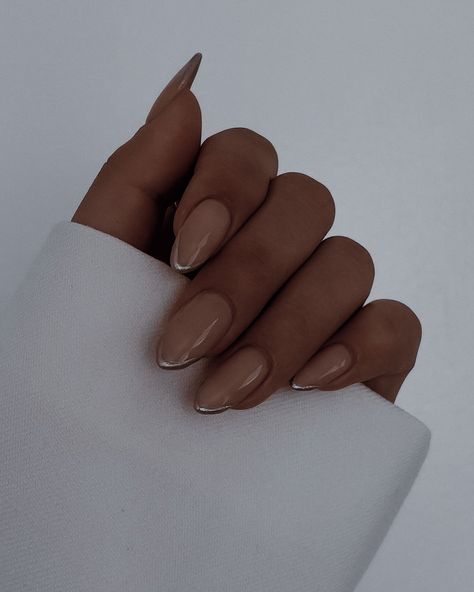 Monochromatic Nails, Tela Iphone, Bridesmaids Nails, Nails Art Ideas, Natural Nail Designs, Velvet Nails, Hello Nails, Girls Stuff, Beige Nails