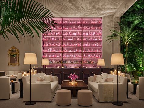 singapore EDITION hotel marks luxury, lifestyle destination in southeast asia Backlit Bar, Villa Palladio, Dp Architects, Hotel Corridor, Edition Hotel, Christian Liaigre, Bar Display, White Marble Table, Stone Landscaping