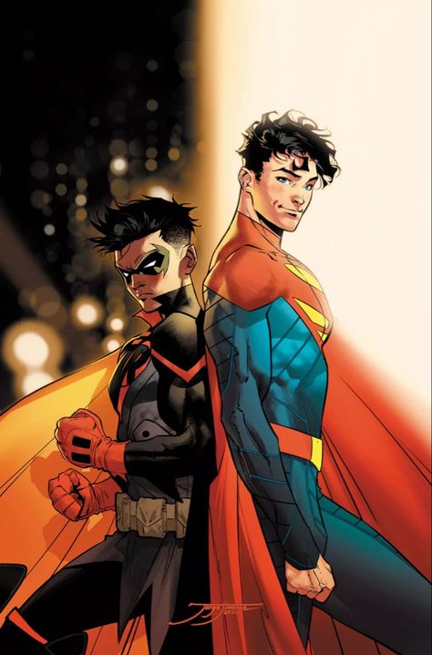 Art Dc Comics, Super Sons, Jon Kent, Superman Family, Dc Art, Dc Comics Heroes, Univers Dc, Batman Comic Art, Dc Comics Artwork