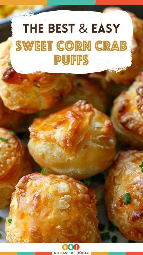 Whip up these irresistible Cheesy Corn Crab Puff Appetizers for your next gathering! Featuring juicy crab meat, melted pepper jack, and a hint of Old Bay, each bite offers a burst of flavor. They're quick, easy, and perfect for parties. Dive into the recipe and see why these puffs will be your go-to snack for entertaining. Pin this now for delicious appetizer inspiration! Crab Appetizer Recipes, Puff Appetizers, Platter Recipes, Juicy Crab, Crab Puffs, Best Spaghetti Recipe, Crab Appetizer, Cheesy Corn, Seafood Seasoning