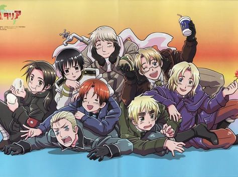 Hetalia Kid-Countrynapped Chapter 3 by XMajutsu-shiX on DeviantArt Hetalia Wallpaper, Hetalia Official Art, Hetalia Italy, Hetalia Germany, Studio Deen, Power Wallpaper, Hetalia America, Personalized Wallpaper, Hetalia Anime