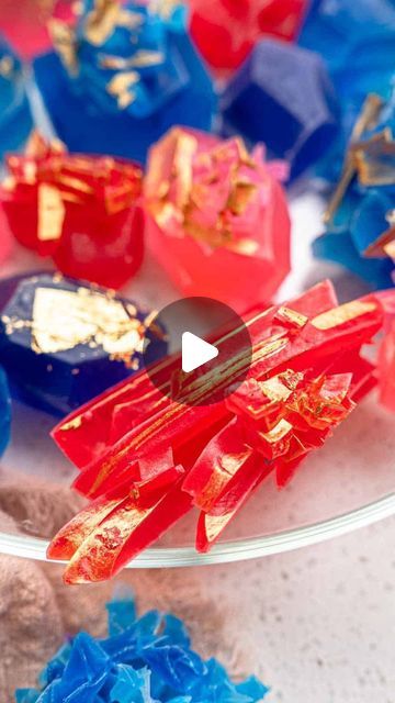 Catherine Zhang on Instagram: "Kohakutou aka crystal candy 🍭 this video took a whole two weeks to finish 💀

Stay tuned for an ASMR version 👀

Link to the recipe in my bio or here: https://zhangcatherine.com/kohakutou/

Have you tried crystal candy?!
.
.
.
#crystalcandy #kohakutou #candy #sweete #asmr #dessert" How To Make Crystal Candy, Crystal Candy Recipe, Candy Making Videos, Kohakutou Candy, Catherine Zhang, Gem Candy, Candy Videos, Candy Crystals, How To Make Crystals