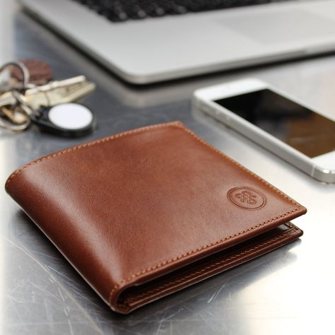 Wallet With Coin Pocket, Leather Billfold, Leather Anniversary, The Gentleman, Personalized Gift Wrap, Billfold Wallet, Luxury Wallet, Leather Wallet Mens, Mens Leather