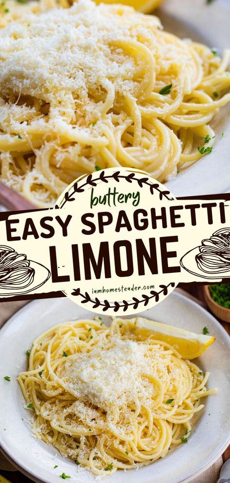 Spaghetti Limone, Buttery Pasta, Best Comfort Food Recipes, Easy Taco Salad Recipe, Lemon Spaghetti, Cooking The Perfect Steak, Easy Spaghetti, Comfort Food Recipes, Lemon Flavor