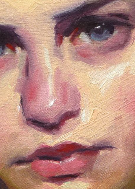 Drawing Faces, John Larriva, Loose Braid, L'art Du Portrait, Painting References, 그림 낙서, Painting People, Lukisan Cat Air, Art Et Illustration