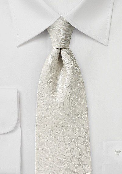 Floral+Paisley+Tie+in+Ivory Champagne Tie, Paisley Wedding, Trend Board, Groom Ties, Wedding Tie, Wedding Color Inspiration, Tie Neck Dress, Paisley Tie, Wedding Preparation