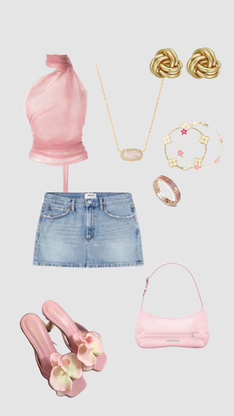 Frat Party Outfit, Frat Party, Ibiza Outfits, Miniskirt Outfits, Casual Day Outfits, Easy Trendy Outfits, Dinner Outfits, Pink Outfits, Dressy Outfits