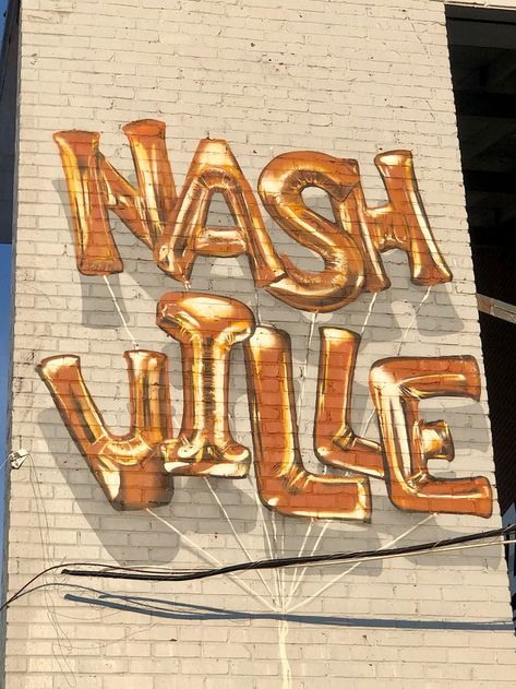 Nashville Murals: the Best Photo Spots in Nashville – Sightseeing Señorita Nashville Sightseeing, Nashville Aesthetic, I Believe In Nashville, Five Daughters Bakery, Nashville Murals, Nashville Restaurants, Apartment Decorating Living, East Nashville, Nashville Trip