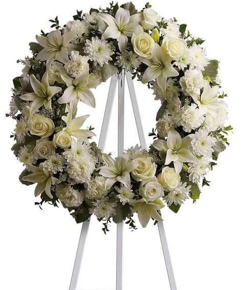 Sympathy Floral, Classic Wreath, Casket Sprays, Asiatic Lilies, White Wreath, Sympathy Flowers, Same Day Flower Delivery, Floral Heart, Floral Gifts