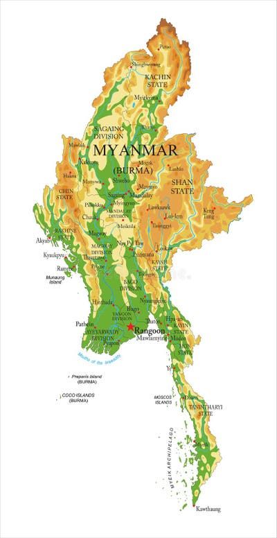 Pakistan physical map stock vector. Illustration of pakistan - 134140079 Pakistan Map, Vietnam Map, Thailand Map, Physical Map, Mountain Silhouette, Asia Map, India Map, Relief Map, World Geography