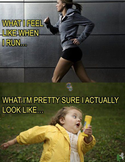 What I look like when I run...  Every time I see this I laugh...  So true Fitness Humor, 웃긴 사진, Memes Humor, Gym Humor, I Work Out, E Card, Training Tips, I Smile, Cross Country