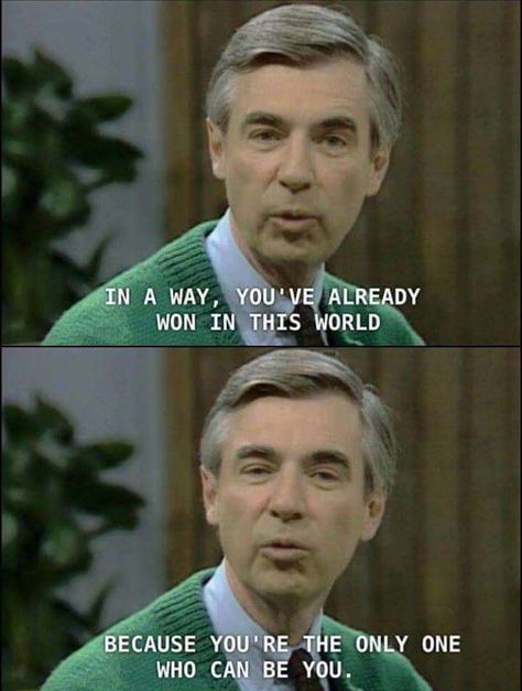 50+ Feel-Good Memes And Pics To Make You Smile - Memebase - Funny Memes Mr. Rogers Quotes, Mr Rodgers, Mr Rogers Quote, Mister Rogers Neighborhood, Happy Memes, Enfp Personality, Fred Rogers, Mr Rogers, Life Philosophy