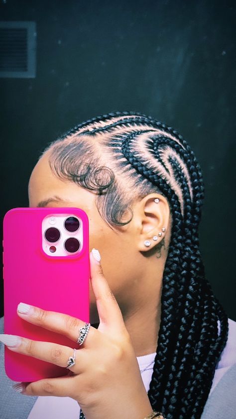 Cornrows Natural Hair, Pretty Braids, Braided Hairstyles For Black Women Cornrows, Big Box Braids Hairstyles, Feed In Braids Hairstyles, Box Braids Hairstyles For Black Women, Cute Braided Hairstyles, Braids Hairstyles Pictures, Braided Cornrow Hairstyles