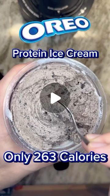 96K views · 5.6K likes | Ninja Creami Recipes | High Protein | Ice Cream on Instagram: "Oreo Protein Ice Cream 🍦🍨 This recipe has helped me lose over 230 pounds and is quick and easy so you can stay on top of your busy life but also stay on track with your health goals 💪🏼💪🏼  Follow @creamiwrld for more daily recipes!! Video Creds: @bradleyfulp   The entire pint of ice cream is: 263 calories 35.3g Carbs 11.2g Fat 27.3g Protein  Ingredients used: Vanilla Fairlife Core Power Vanilla Extract 4 Highkey Cookies  #fyp #weightloss #weightlossprogress #weightlossbeforeandafter #fitnesstransformationcheck #healthyliving #healthyliving #bingeedrecovery #easyrecipes #highprotein #highproteinrecipe #ninjacreamirecipes #ninjacreami #creamirecipes" Highkey Cookies, Fairlife Core Power, Ninja Ice Cream Recipe, Protein Ice Cream Recipe, Protein Ice Cream Recipes, Protein Ingredients, Healthy Ice Cream Recipes, Pint Of Ice Cream, Ice Cream Maker Recipes