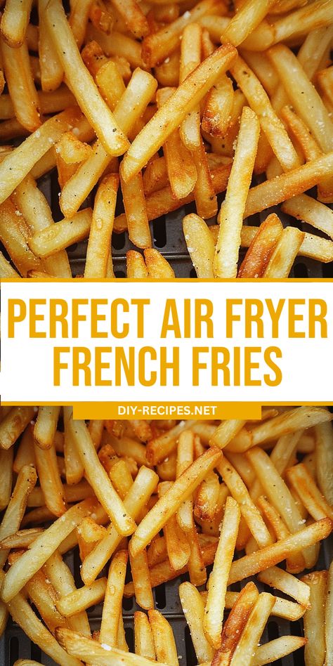 Learn how to make the perfect crispy Air Fryer French Fries with just a few ingredients! A healthy alternative to deep frying. Swank Diet, Air Fry French Fries, Air Fryer Fries, Perfect French Fries, Air Fryer French Fries, French Fried Potatoes, Homemade Fries, Making French Fries, French Fries Recipe