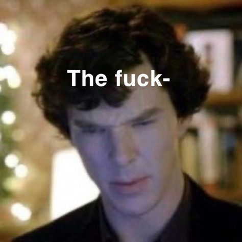 Sherlock Holmes Funny Face, Benedict Cumberbatch Meme, Sherlock Pfp, Sherlock Bbc Funny, Sherlock Meme, Sherlock Holmes John Watson, Sherlock Holmes Series, John Lock, Lara Pulver