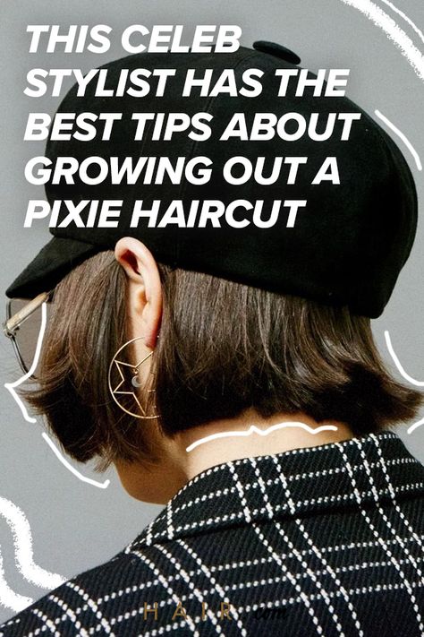 Haircut Growing Out Hair, Growing Out A Mullet Hairstyle Women, Hairstyles While Growing Out Hair, Hairstyles Growing Out Pixie, Short Hair Grow Out Styles, Style Grown Out Pixie, Pixie Cut Grow Out, How To Grow Out Short Hair, Growing Out A Pixie Stages Of