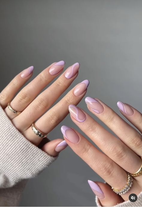 Lilac Nails, Hello Nails, Lavender Nails, Subtle Nails, Simple Gel Nails, Minimal Nails, Casual Nails, Work Nails, Blush Nails