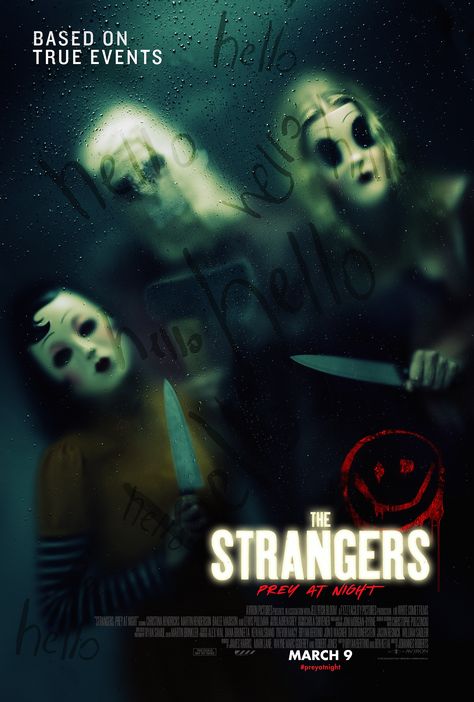 Strangers: Prey at Night (2018) [2025 x 3000] The Strangers Prey At Night, Crazy Movie, Helloween Wallpaper, Indie Movie Posters, The Strangers, The Stranger Movie, Horror Movie Icons, رعب نفسي, Horror Posters