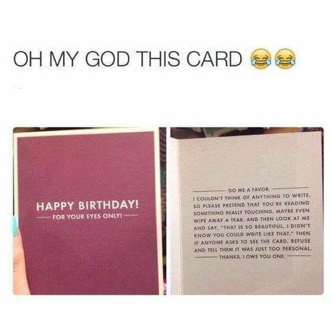 Burst Out Laughing, Birthday Cards For Friends, Bff Quotes, Some Funny Jokes, Cards For Friends, Funny Birthday Cards, My God, Really Funny Memes, Funny Cards