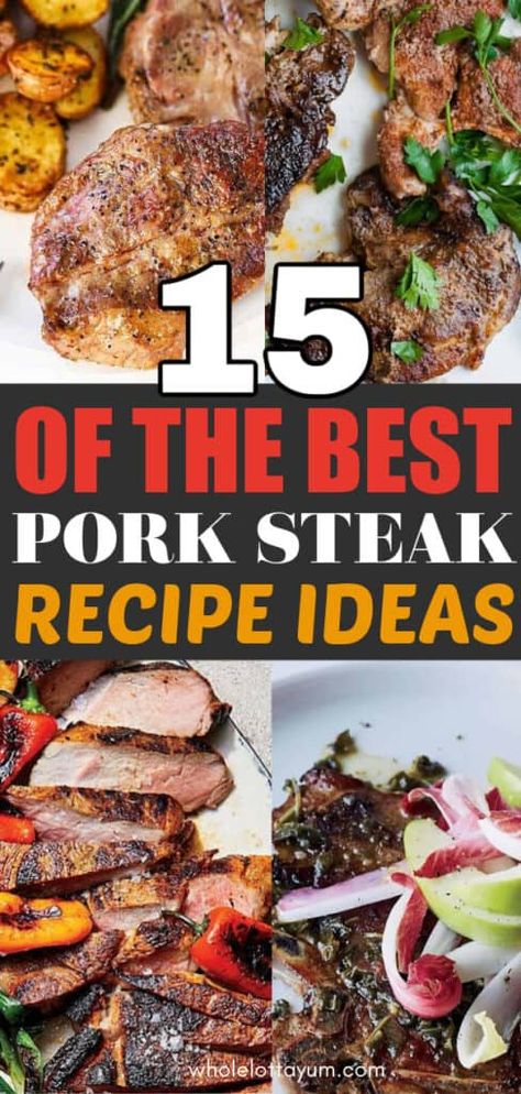 What To Do With Pork Steaks, Pork Steak Recipes Instapot, Recipes Using Pork Steaks, Recipe For Pork Steaks, Pork Coppa Steak Recipe, Pork Ribeye Steak Recipes, Pork Steak Crockpot, Pork Rib Eye Steak Recipes, Healthy Pork Steak Recipes