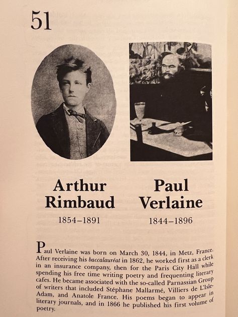 Arthur Rimbaud, Paul Verlaine, Gay History, Memoir Writing, Top Books To Read, Top Books, Writing Poetry, History Lessons, Classic Books