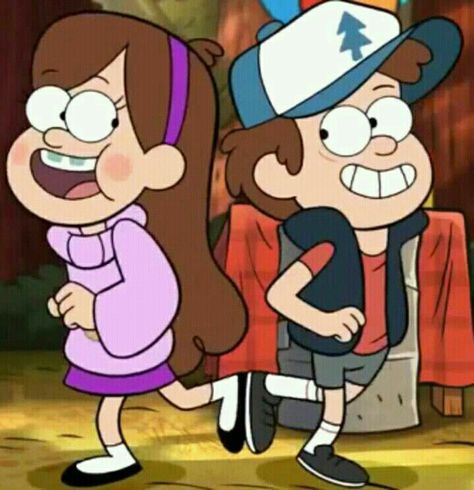 Mable And Dipper, Gravity Falls Poster, Uk Icon, Disney Best Friends, Autumn Tattoo, Gravity Falls Dipper, Desenhos Gravity Falls, Dipper And Mabel, Best Friends Cartoon