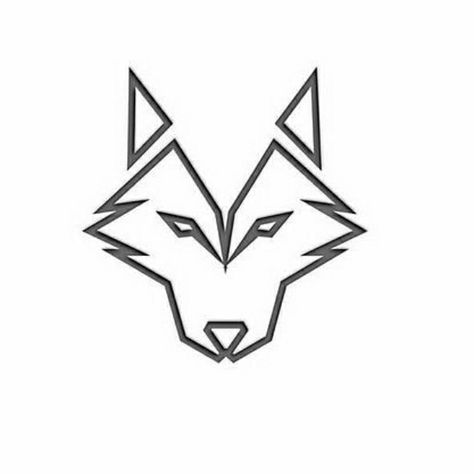 Coyote Symbol, Wolf Line Drawing, Wolf Symbol, Wolf Emblem, Magic Runes, Wolf Logo, Native American Tattoo, Wolf Totem, Geometric Wolf