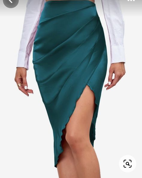 Crop Tops Shirts, Bodycon Midi Skirt, Pleated Long Skirt, Ruched Skirt, Spring Skirts, Skirt For Women, Asymmetrical Skirt, Beautiful Skirts, Bodycon Midi