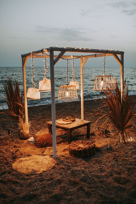 Beach wedding, wedding lounge area, wedding lighting, Lefkada Lefkas Greece, Wedding Lounge Area, Bohemian Beach Wedding, Wedding Lounge, Lounge Area, Bohemian Beach, Wedding Vibes, Lounge Areas, Beach Wedding