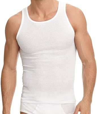 Mens 100% Cotton Tank Top A-Shirt Wife Beater Undershirt Ribbed Black and White 6 Pack Wife Beaters Outfits Men, Wifebeater Shirt, White Tank Top Outfit Men, Wife Beater Outfit Men, Wife Beater Outfit, Wife Beater Tank Top, Wife Beater Shirt, White Tank Top Outfit, Crop Top Men