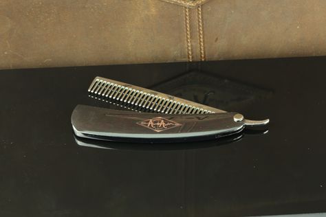 The A&A Switchblade comb is perfect for your beard! #grooming Switchblade Comb, Beard Comb, Beard Combs, Beard Grooming, Art References, Banjo, A A, Gift Guide, Comb