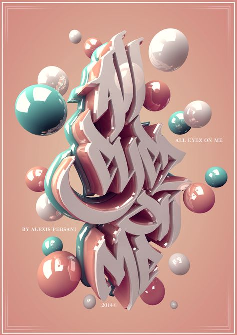 /// 3D typo /// by Alexis Persani, via Behance. Love the typography. #C4D, #Cinema4d Cinema 4d Art, 3d Design Poster, Poster 3d Design, 3d Typography Tutorial, 3d Poster Design, 3d Design Art, 3d Tipografi, 3d Graphic Design, 3d Typography Design