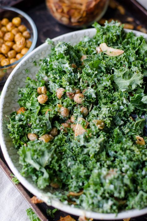 Ina Garten's Creamy Vinaigrette | Women of Today Wild Rose Detox Recipes, Massaged Kale Salad, Salad Kale, Kale Caesar Salad, Cucumber Diet, Resep Salad, Yogurt Dressing, Kale Salad, Idee Pasto Sano