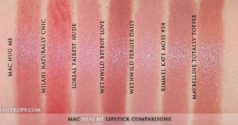 MAC Hug Me Dupes 3 Mac Hug Me, Diy Concealer, Mac Brave, Loreal Lipstick, Saving Face, Mac Velvet Teddy, Lipstick For Fair Skin, Kylie Jenner Lipstick, Lipstick Designs