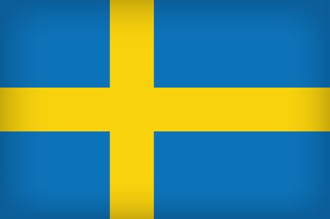 Sweden Large Flag Kingdom Of Sweden, Learn Swedish, Sweden Flag, School Age Activities, Happy Birthday Png, Halloween Clips, Culture Day, I Love You Pictures, Scandinavian Countries