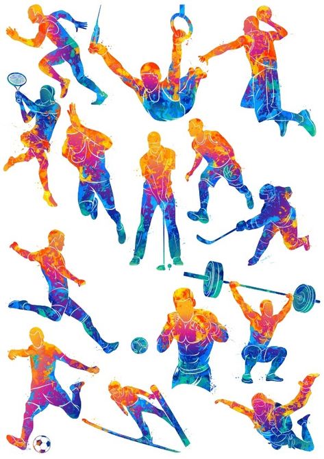 Sports Abstract Set Free Vector CDR File Cdr File, Set Free, Autocad, Vector File, Svg File, Vector Art, Vector Free, Models, Sports