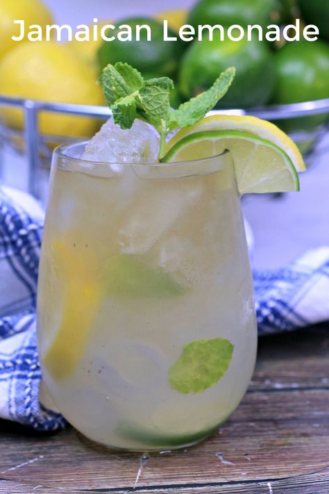 Adult Lemonade, Jamaican Drinks, Jamaican Party, Feeling At Home, Lemonade Cocktail, Lemonade Recipe, Lemonade Recipes, Jamaican Recipes, Alcohol Recipes