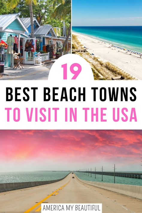 Best Beach Vacations, Cheap Beach Vacations, Us Beach Vacations, Beach Vacation Spots, Prettiest Beach, Usa Beach, Best Family Beaches, Best Beaches To Visit, Vacations In The Us