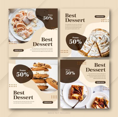 Interior Design Instagram, Instagram Design Layout, Food Template, Food Menu Design, Instagram Template Design, Food Graphic Design, Food Poster Design, Social Media Design Inspiration, Instagram Food